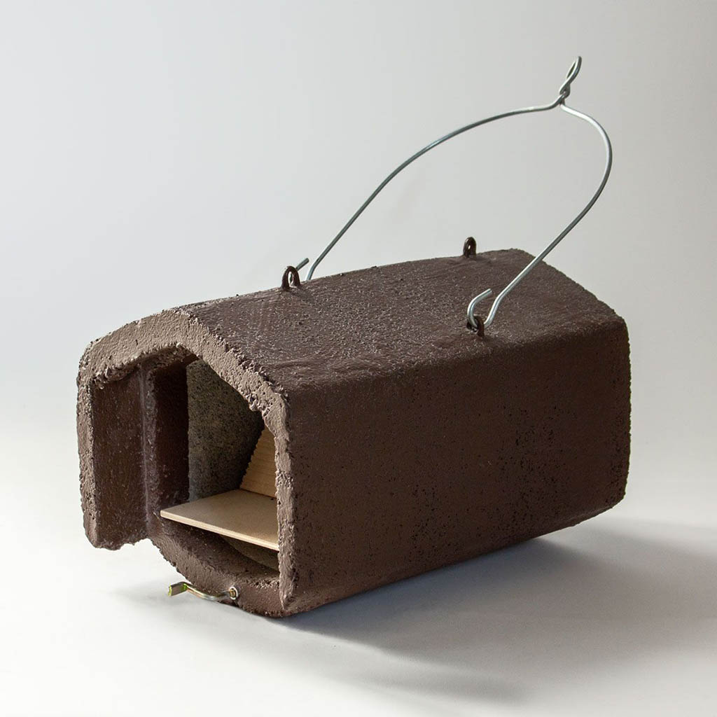 2HW CAJA NIDO DE FRONTAL ABIERTO EN V PARA COLIRROJO Y OTROS 2