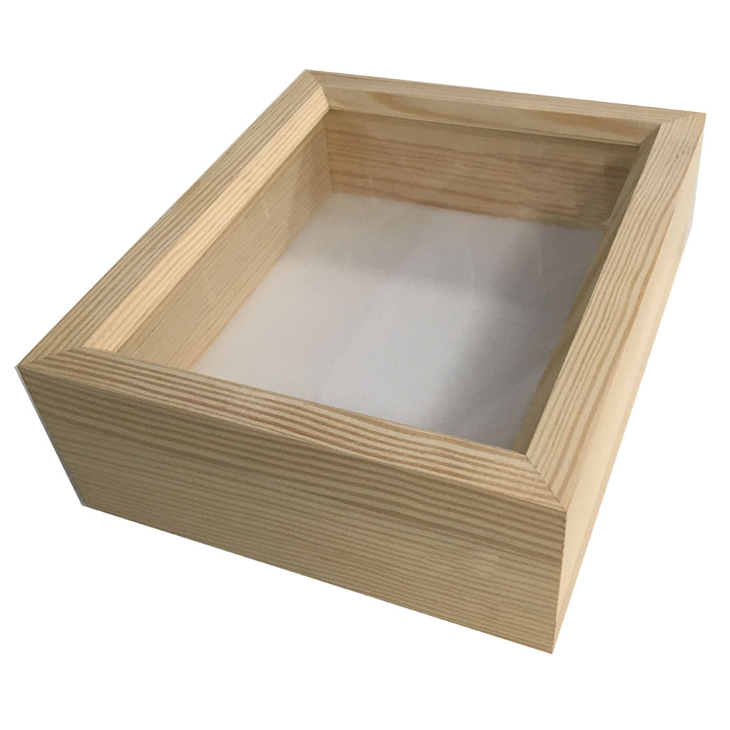 CAJA ENTOMOLÓGICA DE MADERA 15x18x6 cm                                                                                                                 1