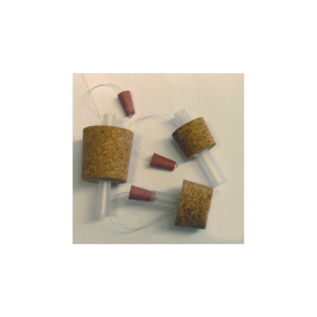 TAPÓN DE CAUCHO PARA FRASCOS DE PLÁSTICO DE 100 ml                                                                                                     1