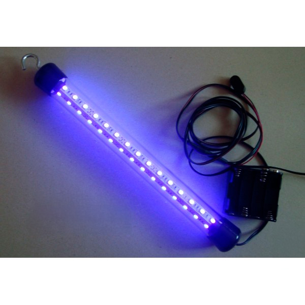 PORTALÁMPARAS CON LEDS DE LUZ ULTRAVIOLETA 4X15 12V/14,4W 2