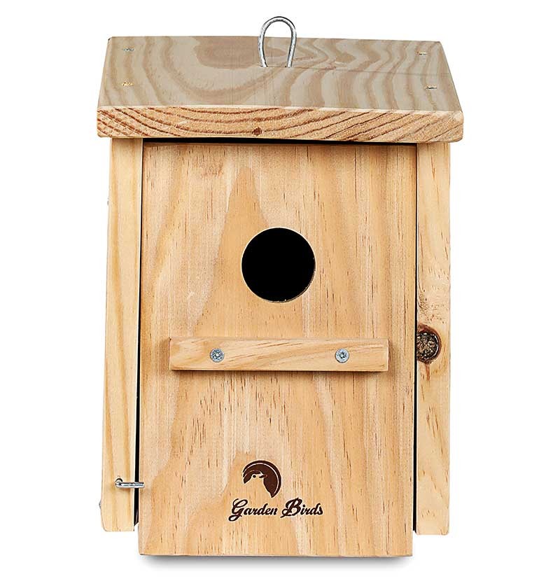 CAJA NIDO DE MADERA PARA PÁJAROS PARA COLGAR 32MM 3