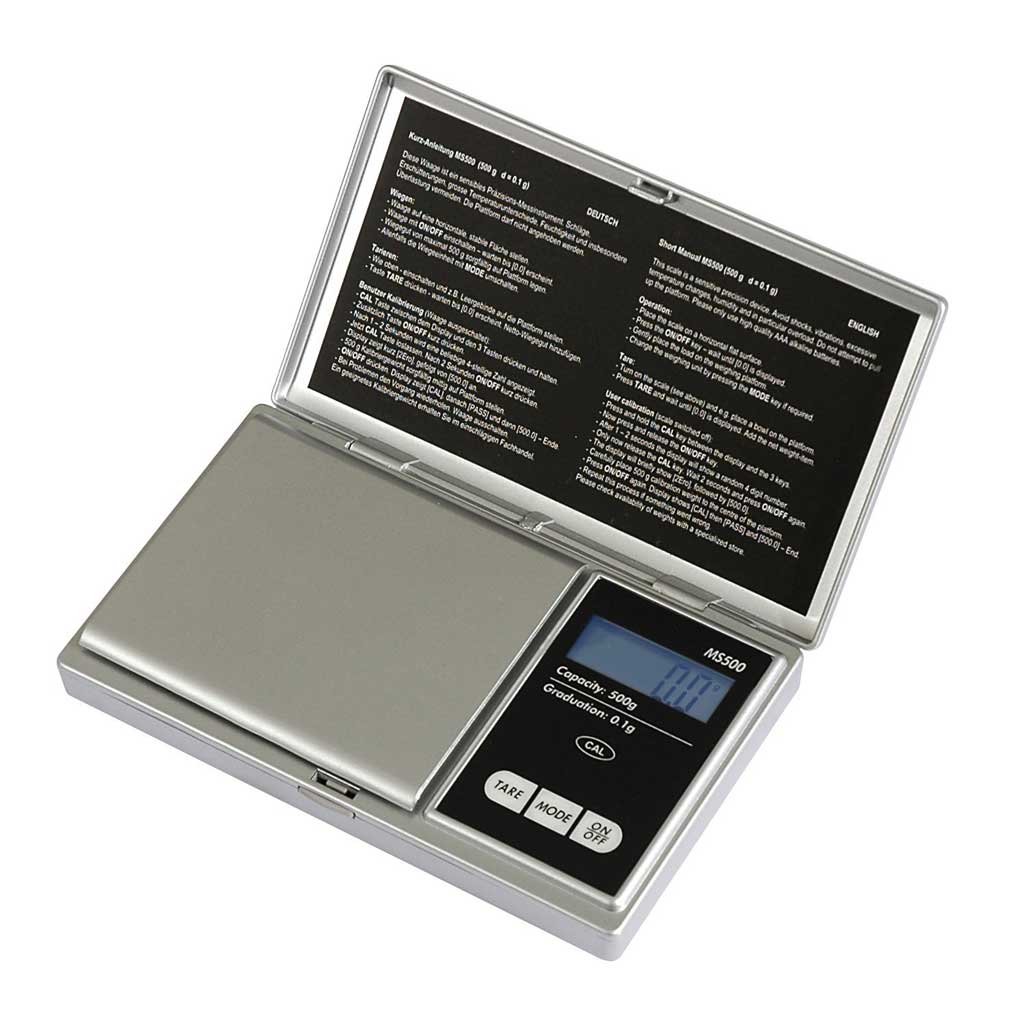 PESOLA MS500 BALANZA DIGITAL DE PRECISIÓN, CAPACIDAD 500 g, PRECISIÓN 0,1 g 1