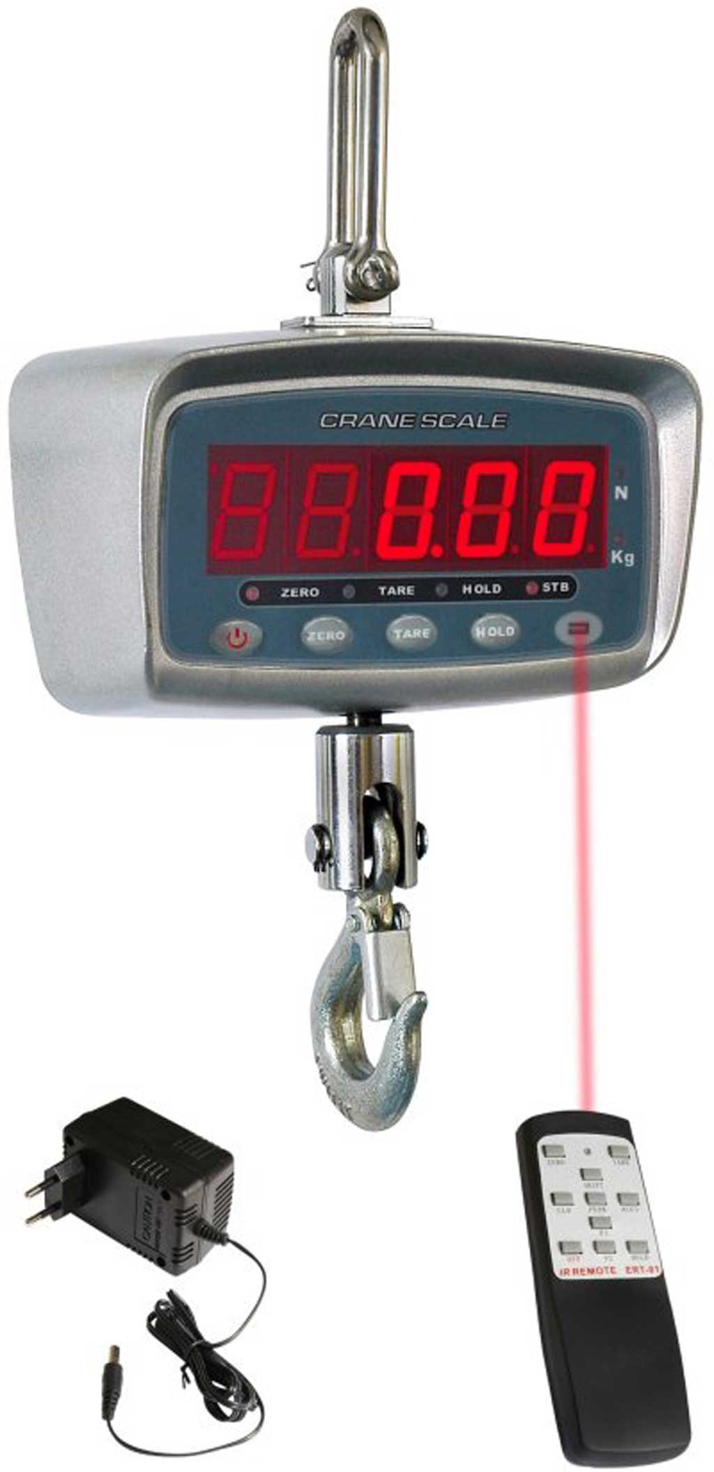 DINAMÓMETRO DIGITAL 300 KG PESOLA PCS0300, PRECISIÓN 100 G 1