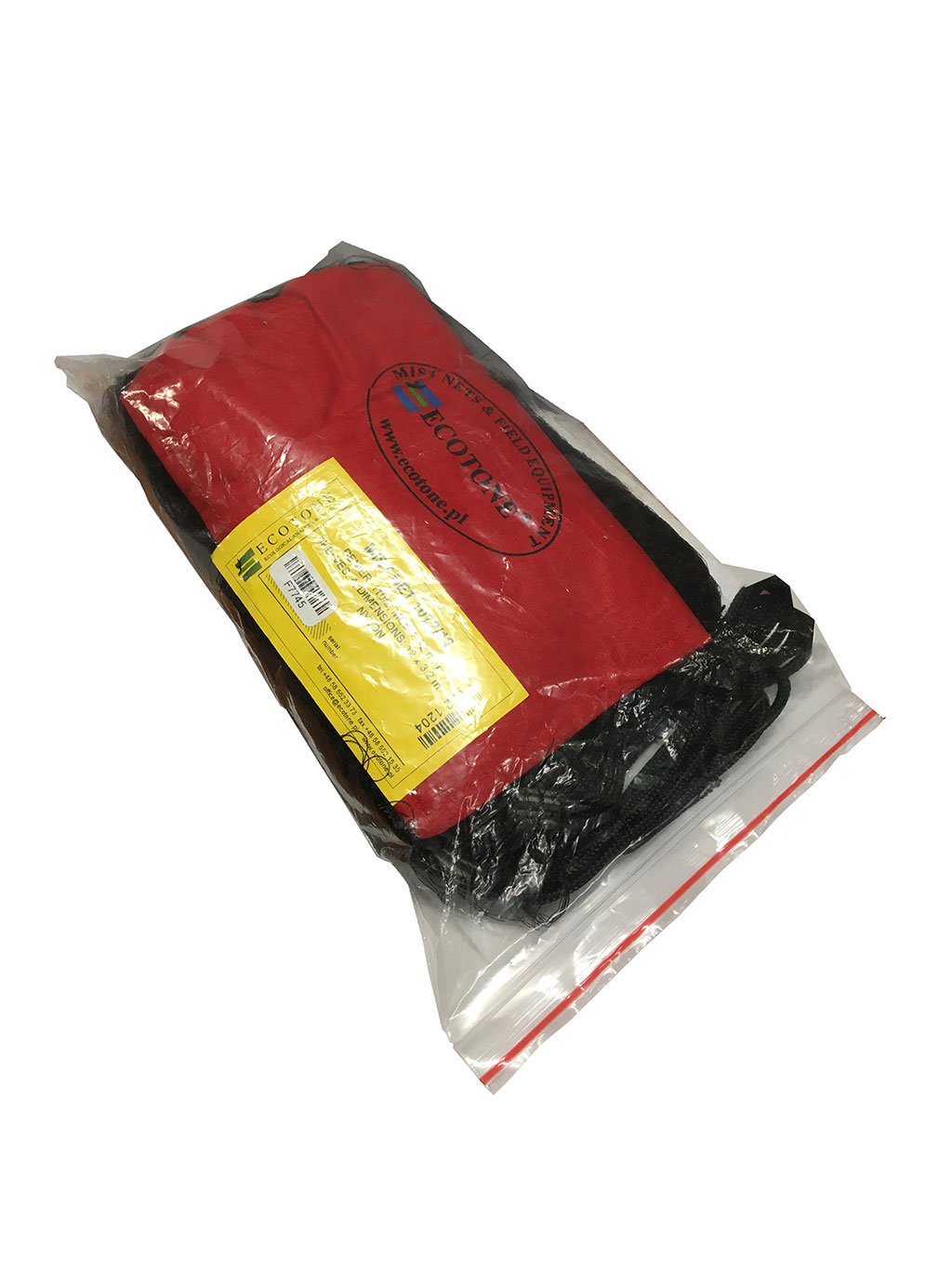 ECOTONE 1022/18L RED JAPONESA PARA ANILLAMIENTO DE AVES MEDIANAS DE 2 BOLSAS Y 18 M, MALLA 22 MM, HILO 110/2 D N 2