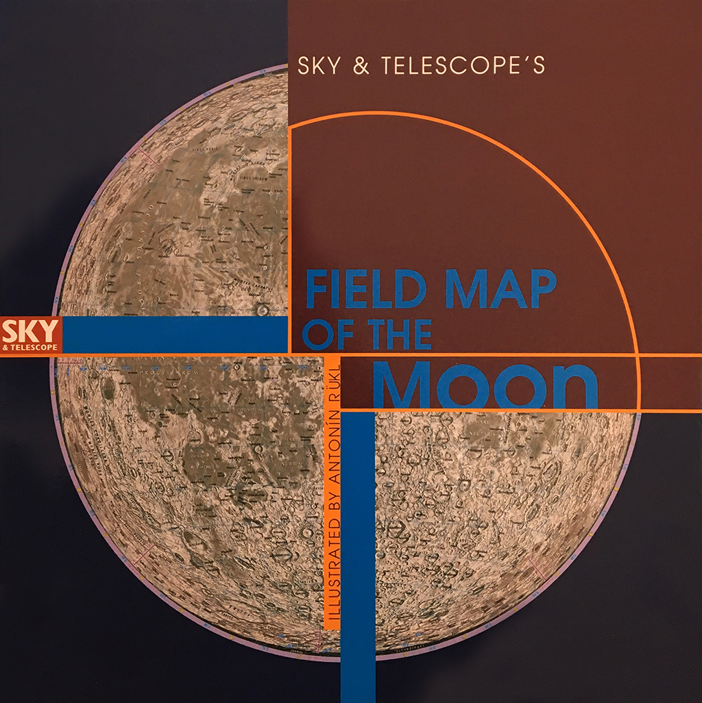 SKY AND TELESCOPE'S FIELD MAP OF THE MOON