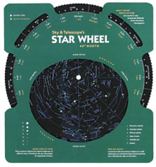 SKY AND TELESCOPE'S STAR WHEEL 40º NORTH