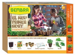 KIT DE HORTICULTURA URBANA AROMÁTICAS PARA CULTIVAR / AROMÁTIQUES PER A CULTIVAR 2