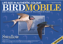 RECORTABLE BIRDMOBILE DE GOLONDRINA 1