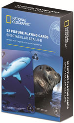 BARAJA DE CARTAS SPECTACULAR SEA LIFE NATIONAL GEOGRAPHIC 1