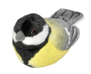 PELUCHE DE CARBONERO COMÚN CON CANTO 2