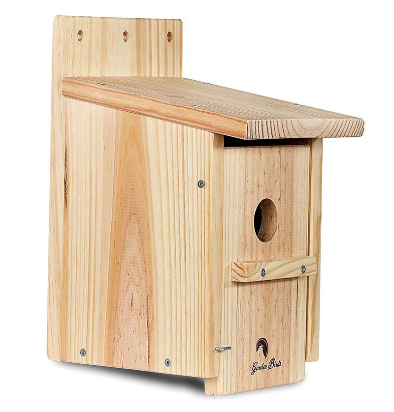 CAJA NIDO DE MADERA PARA PÁJAROS PAREADA 32MM 1