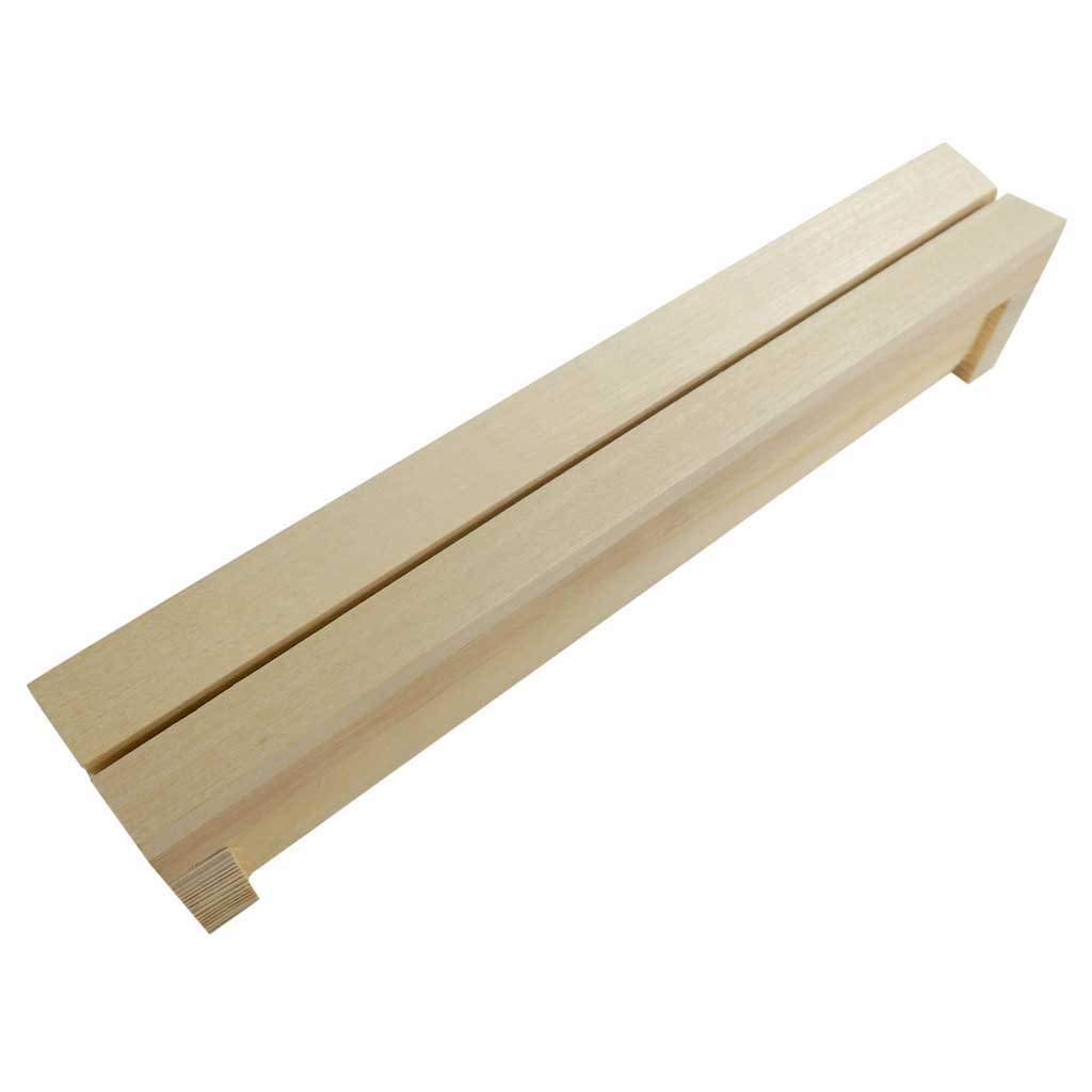 EXTENDEDOR AJUSTABLE DE MADERA PARA MICROLEPIDÓPTEROS 20x3 cm, RANURA 2 mm  1