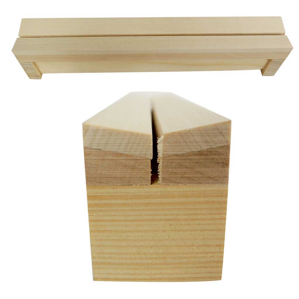 EXTENDEDOR AJUSTABLE DE MADERA PARA MICROLEPIDÓPTEROS 20x3 cm, RANURA 2 mm  2