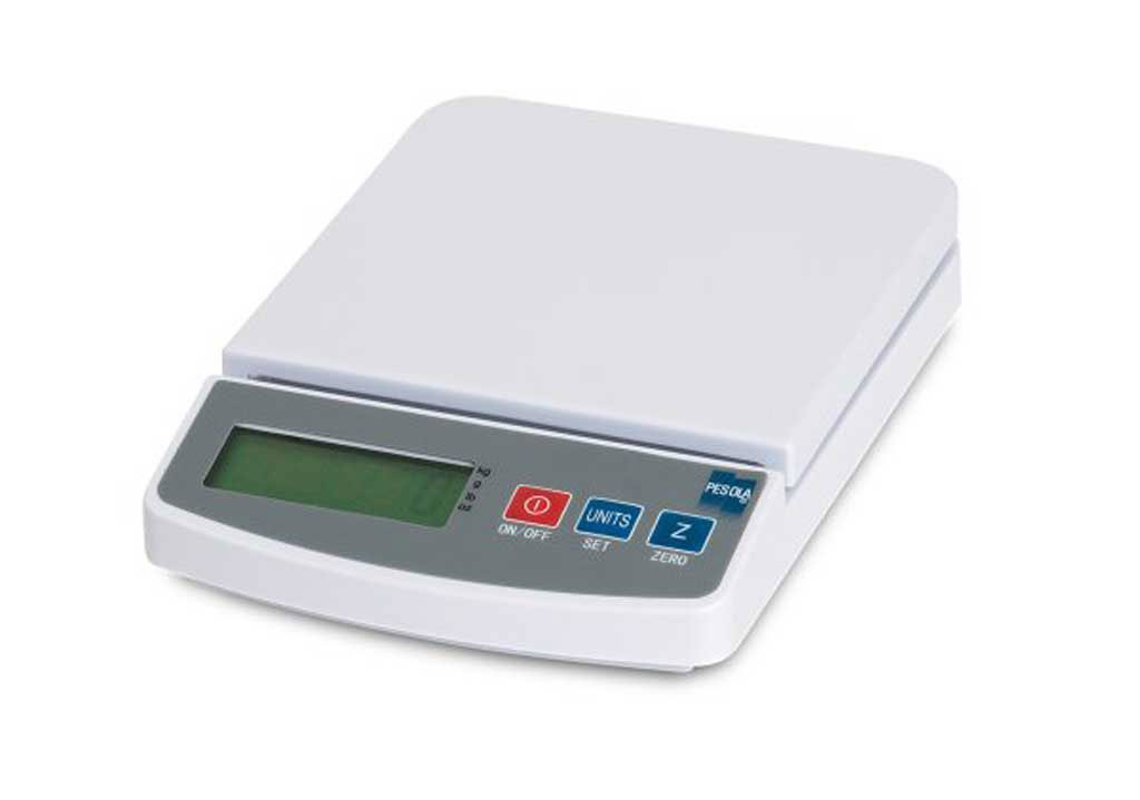 PESOLA PTS3000BS BALANZA DIGITAL DE PRECISIÓN, CAPACIDAD 3000 G, PRECISIÓN 1 G