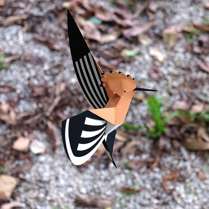 PLEGOPAPER- FIGURA RECORTABLE DE ABUBILLA (PUPUT) 3