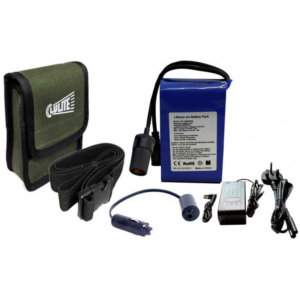CLULITE BATERÍA PP28 LI-ION 12V y 8.8 a/h CON ESTUCHE PARA LLEVAR EN BANDOLERA 1