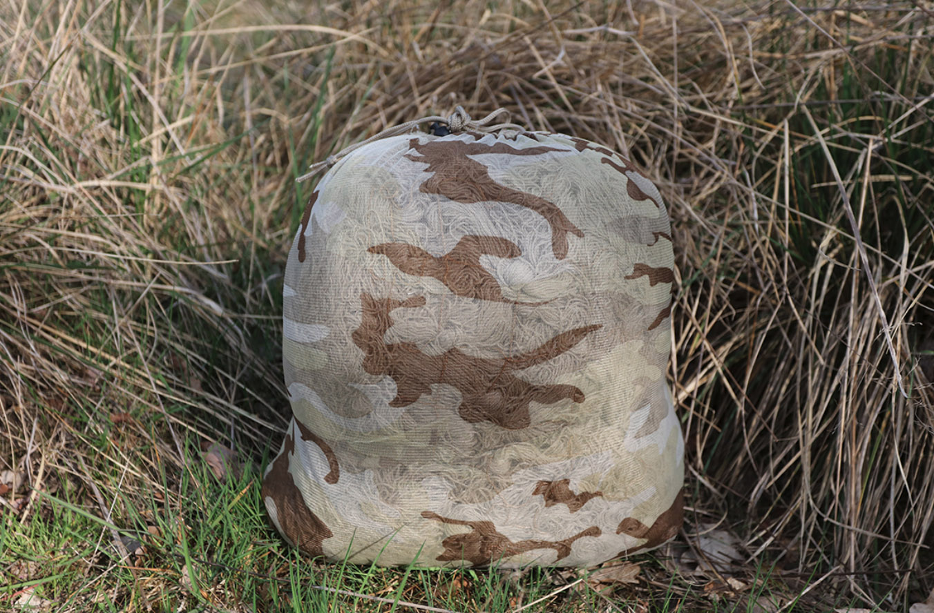 TRAGOPAN RED DE CAMUFLAJE GHILLIE BEIGE 2,5X1,5 M 2