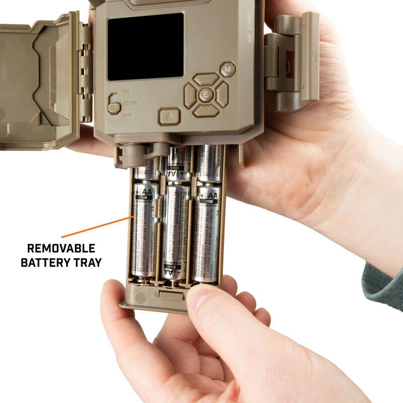 CÁMARA DE TRAMPEO FOTOGRÁFICO BUSHNELL CORE DS NO GLOW DE CAMUFLAJE CON FLASH DE LUZ INFRARROJA INVISIBLE DE LEDS NEGROS Y SENSOR DUAL 2