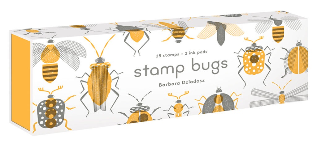 STAMP BUGS. SELLOS PARA ESTAMPACIÓN DE INSECTOS. 25 SELLOS Y DOS ALMOHADILLAS 1