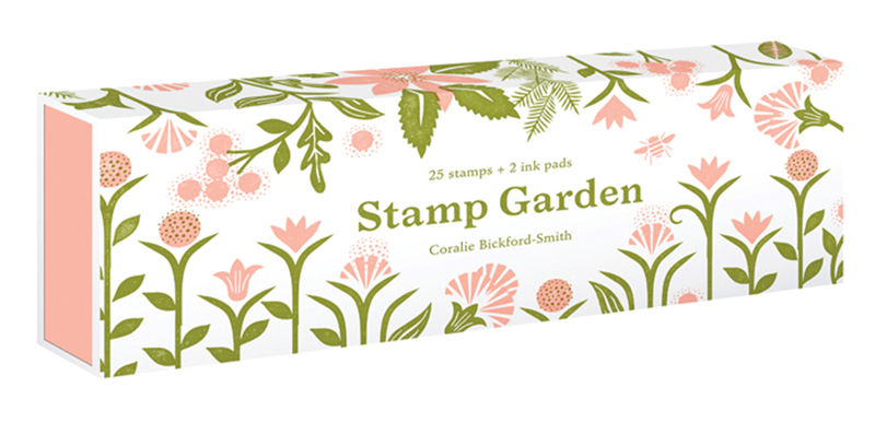 STAMP GARDEN. SELLOS PARA ESTAMPACIÓN DE PLANTAS. 25 SELLOS Y DOS ALMOHADILLAS