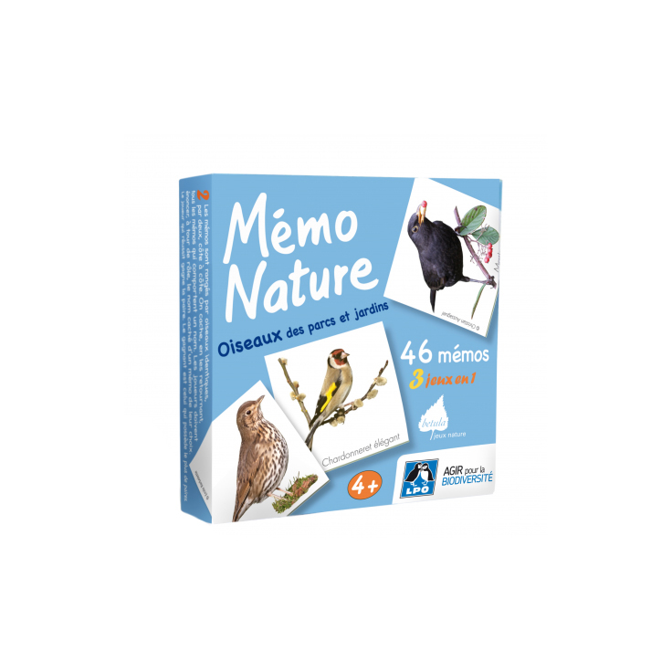 JOC MÉMO NATURE. OISEAUX DES PARCS ET JARDINS 1