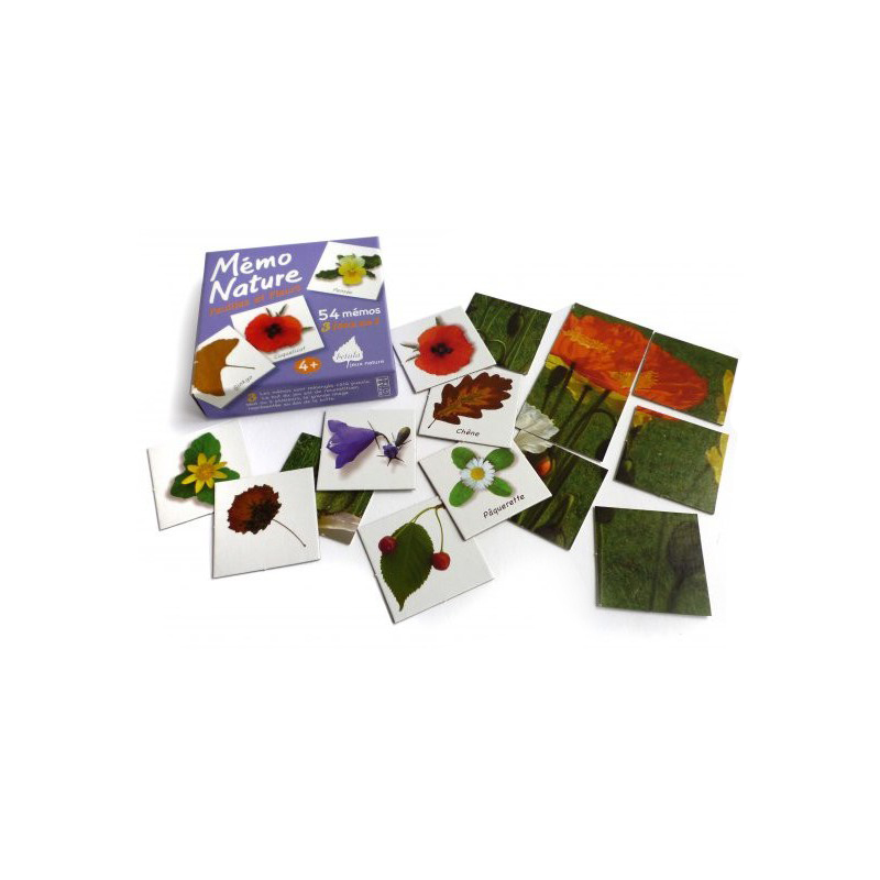JOC MÉMO NATURE. FEUILLES ET FLEURS 2