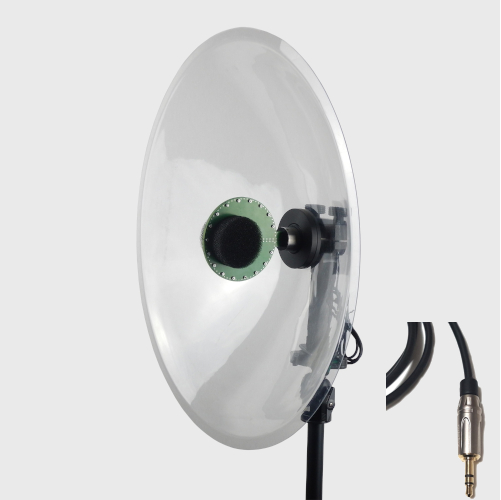 MICRÓFONO CON PARÁBOLA HI-SOUND STEREO DODOTRONIC AOM 4X CON CONEXIÓN MINI JACK 1