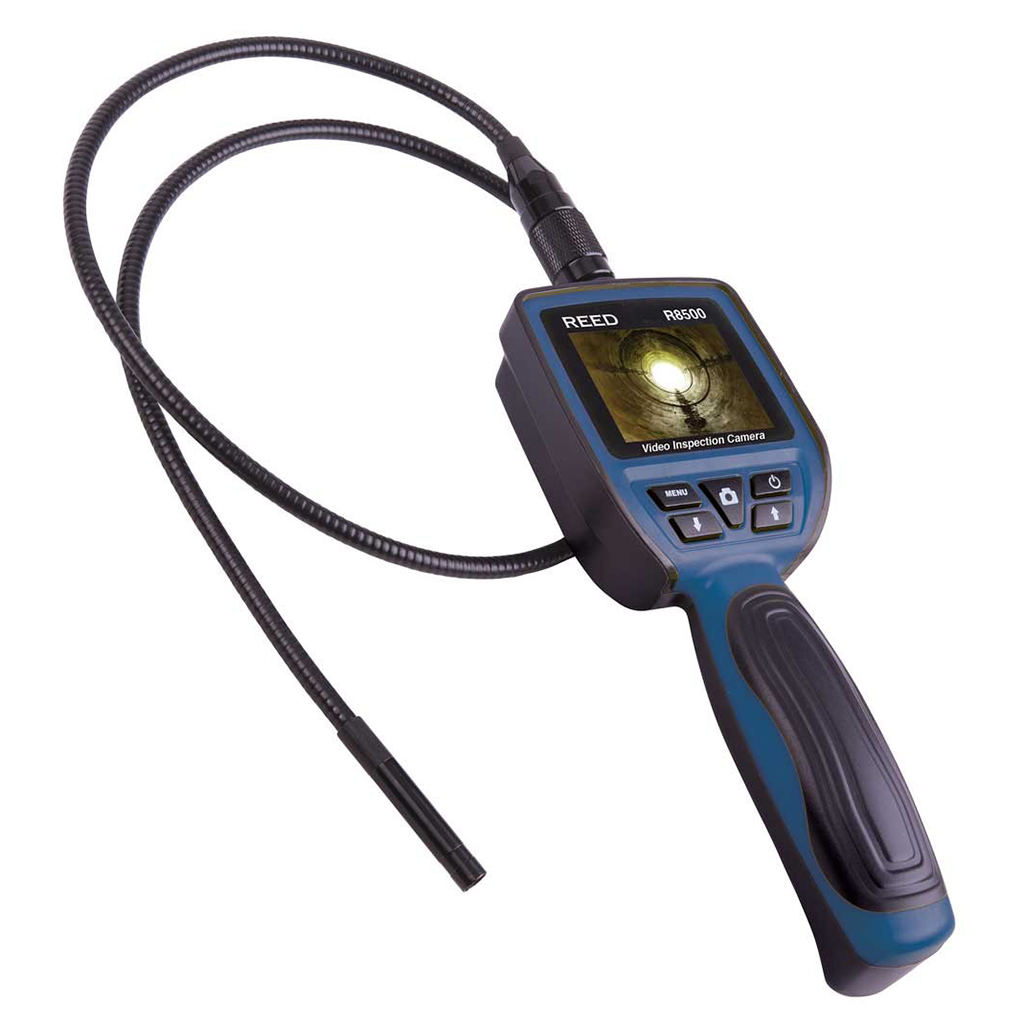 REED CÁMARA ENDOSCOPIO DE VÍDEO-INSPECCIÓN DE 9 MM CON PANTALLA LCD Y GRABACIÓN DE IMÁGENES R8500