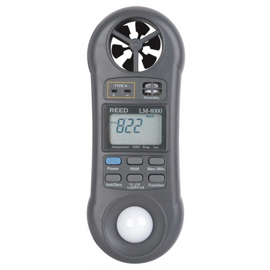 REED MEDIDOR AMBIENTAL MULTI-FUNCIÓN 6 EN 1 LM-8000