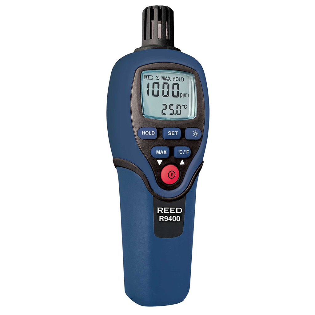 REED MEDIDOR DE MONÓXIDO DE CARBONO Y TERMÓMETRO R9400