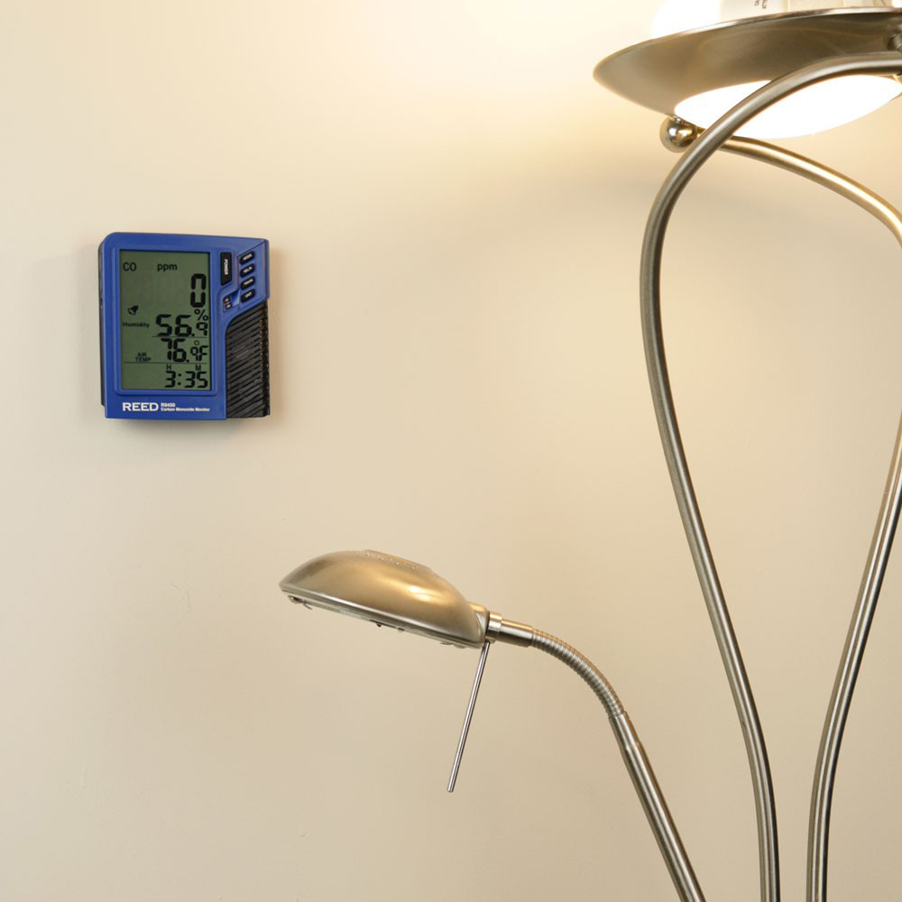 REED MEDIDOR DE MONÓXIDO DE CARBONO CON HIGRÓMETRO Y TERMÓMETRO R9450 3