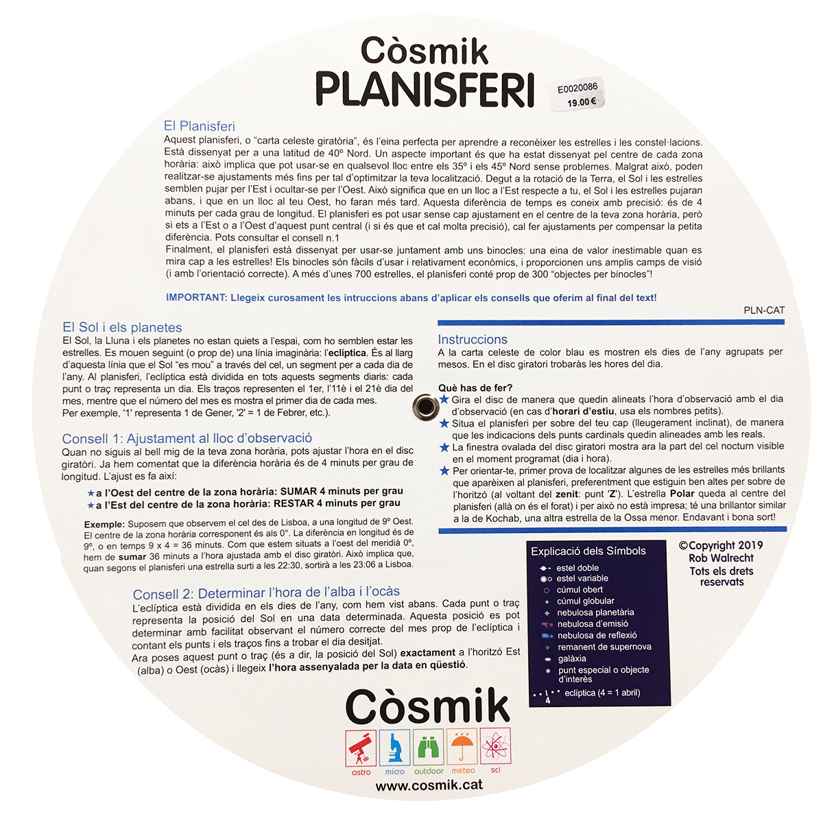 PLANISFERI CÒSMIK 3