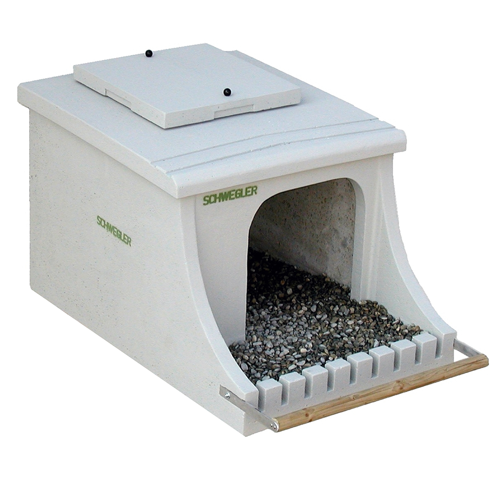 CAJA NIDO DE CEMENTO DE MADERA PARA HALCÓN PEREGRINO