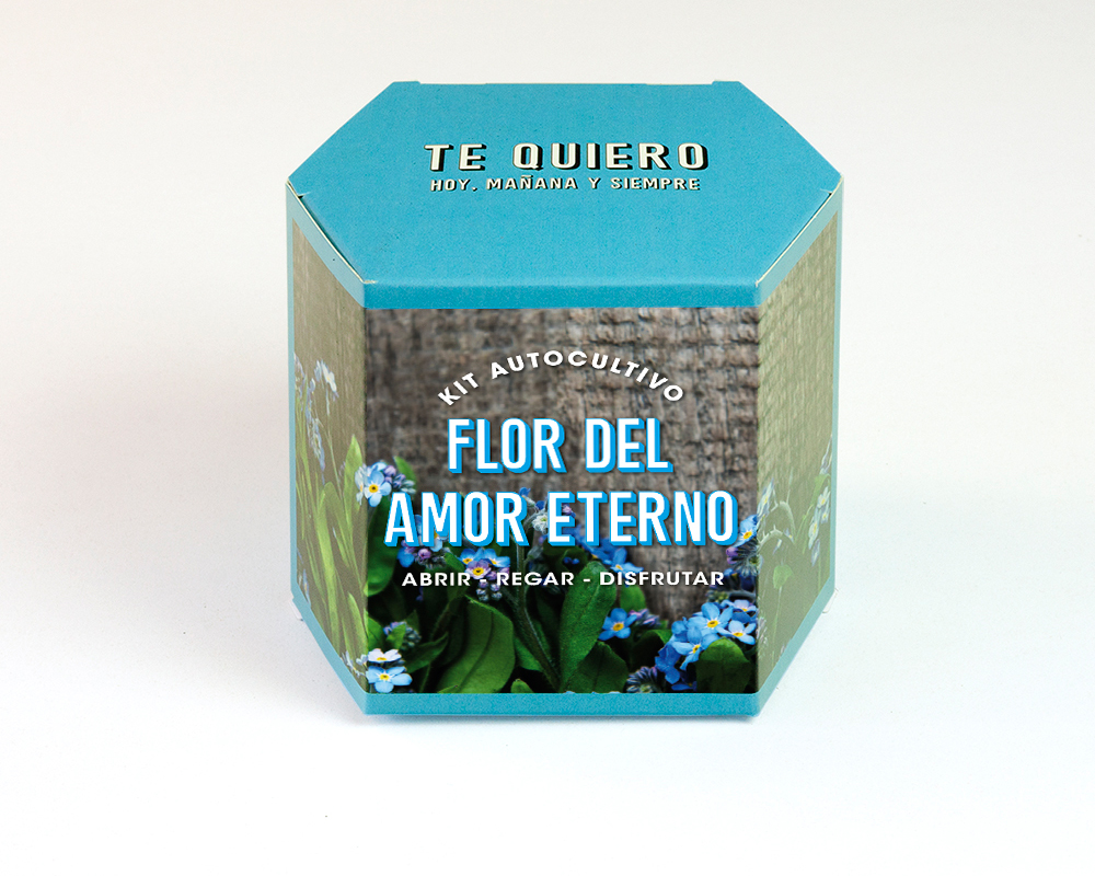 KIT AUTOCULTIVO DE FLOR DEL AMOR ETERNO