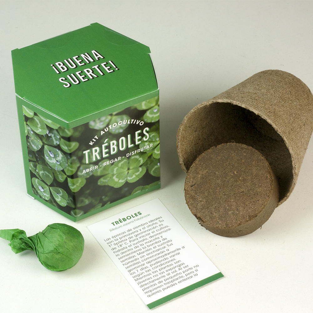 KIT AUTOCULTIVO DE TRÉBOLES 2