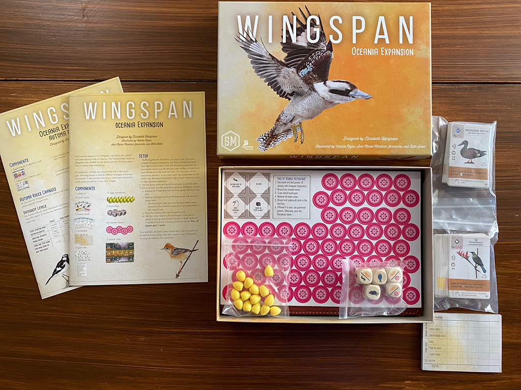 JUEGO WINGSPAN: EXPANSIÓN OCEANÍA 4