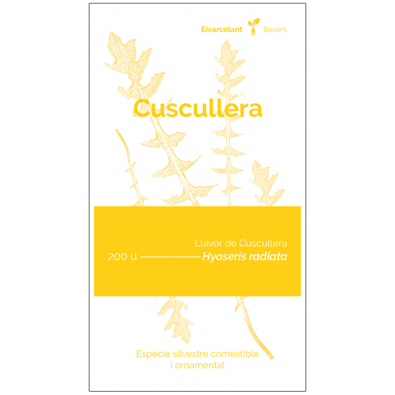 COL·LECTIU EIXARCOLANT. CUSCULLERA (HYOSERIS RADIATA). LLAVORS DE VARIETATS AGRÍCOLES TRADICIONALS 1