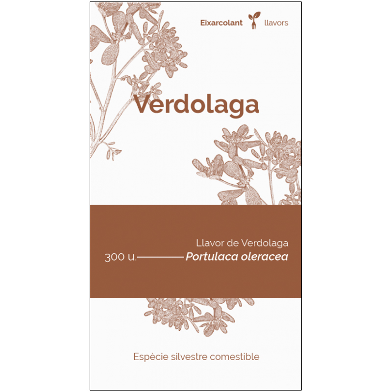 COL·LECTIU EIXARCOLANT. VERDOLAGA (PORTULACA OLERACEA). LLAVORS DE VARIETATS AGRÍCOLES TRADICIONALS 1