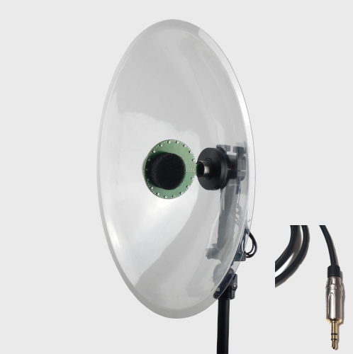MICRÓFONO CON PARÁBOLA HI-SOUND STEREO DODOTRONIC AOM 2X CON CONEXIÓN MINI JACK 1