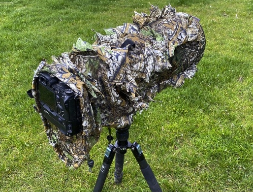 TRAGOPAN COBERTOR 3D DE CAMUFLAJE PARA TELEOBJETIVOS GRANDES 2