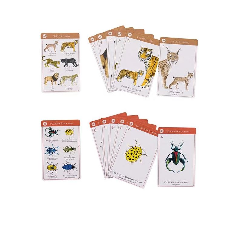  7 FAMILLES DES ESPÈCES (JOC DE CARTES/JUEGO DE CARTAS) 2