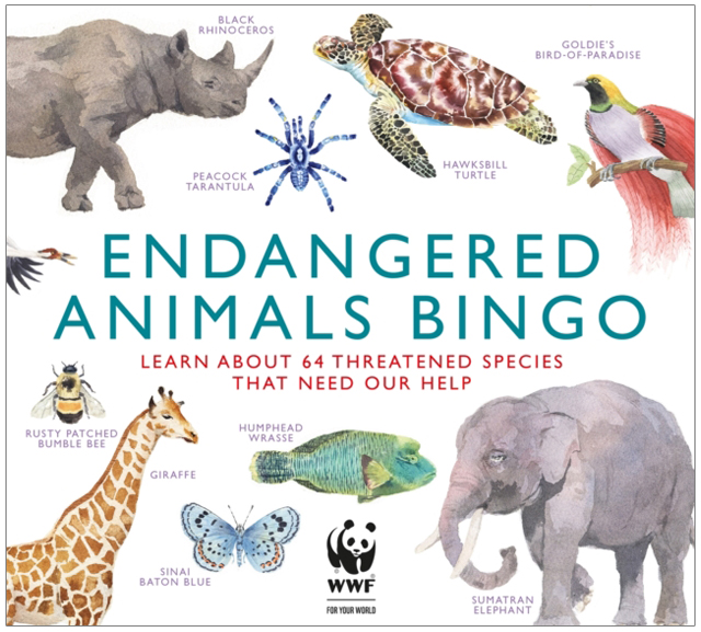 ENDANGERED ANIMALS BINGO - BINGO D'ANIMALS EN PERILL - BINGO DE ANIMALES EN PELIGRO 1