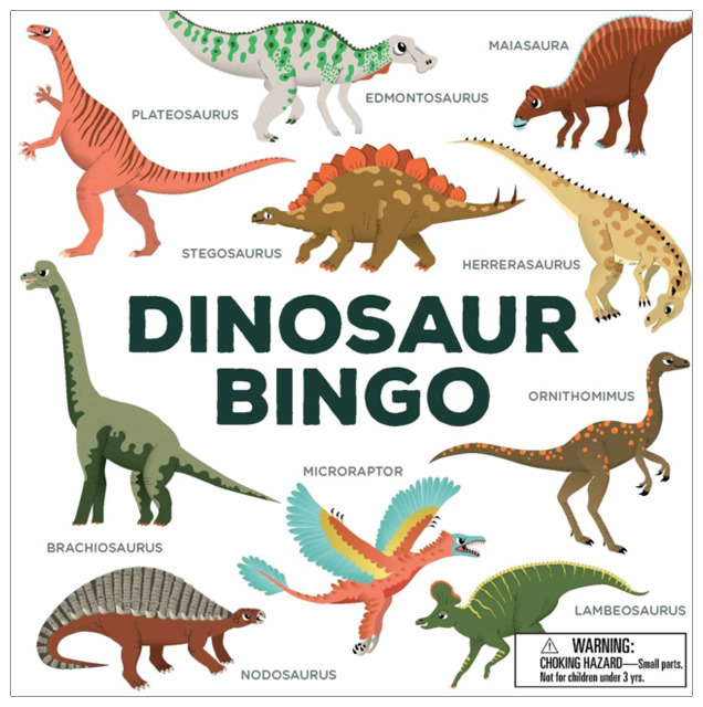 DINOSAUR BINGO - BINGO DE DINOSAURES - BINGO DE DINOSAURIOS