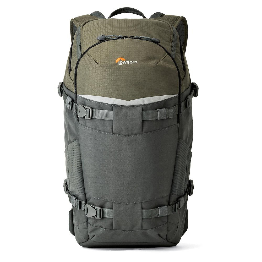 LOWEPRO MOCHILA FLIPSIDE TREK BP 350 AW COLOR VERDE Y GRIS 1