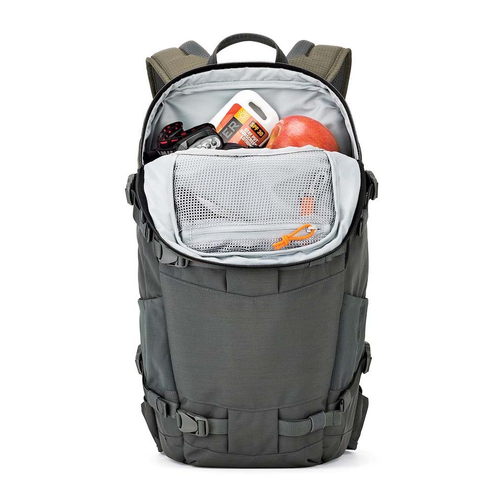 LOWEPRO MOCHILA FLIPSIDE TREK BP 350 AW COLOR VERDE Y GRIS 6