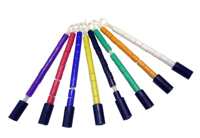 ANILLAS DE COLORES PARA ESTUDIOS CIENTÍFICOS CON AVES ECOTONE XCS 2,8 MM, 10 UDS