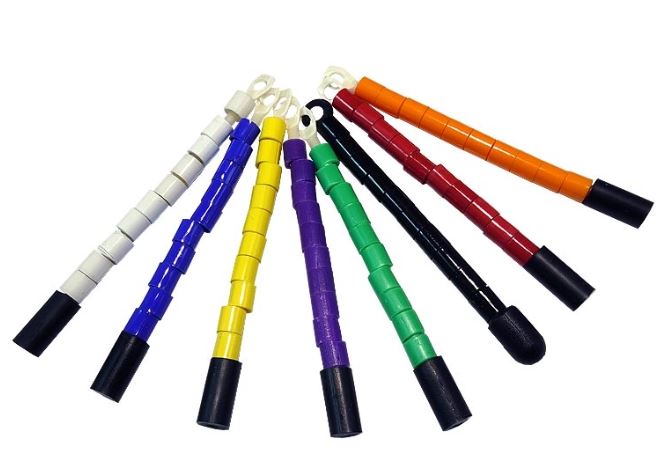 ANILLAS DE COLORES PARA ESTUDIOS CIENTÍFICOS CON AVES ECOTONE XCL 3,1 MM, 10 UDS