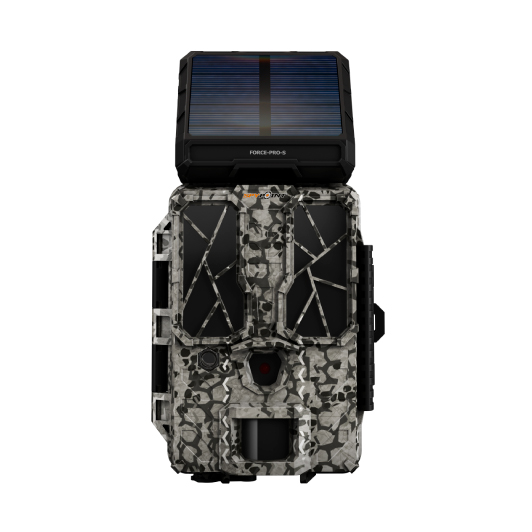 CÁMARA DE TRAMPEO SPYPOINT FORCE PRO S 30 MP CON PANEL SOLAR INTEGRADO, VÍDEO 4K Y LED NEGROS DE LUZ INFRARROJA INVISIBLE 1