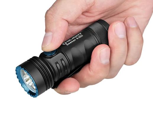 OLIGHT LINTERNA SEEKER 4 MINI CON LUZ LED BLANCA Y ULTRAVIOLETA RECARGABLE 1200 LM 3