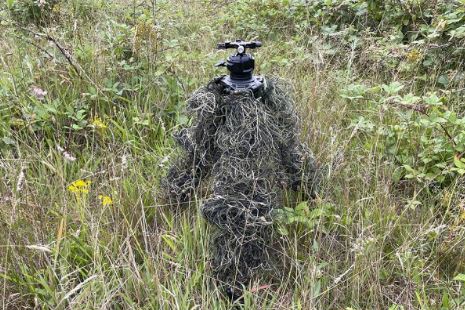 TRAGOPAN JUEGO DE 3 MANGAS GHILLIE EN COLOR VERDE CAMUFLAJE PARA LAS PATAS DEL TRÍPODE 1